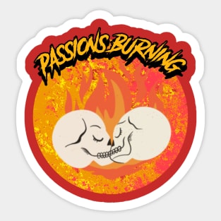 Passions Burning Graphic Sticker